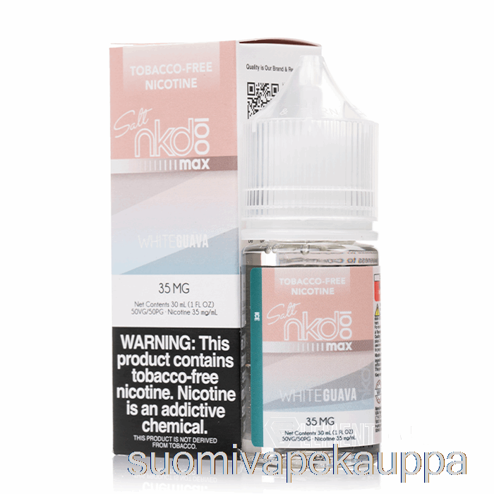 Vape Box Jäävalkoinen Guava - Alasti Max Suola - 30ml 35mg